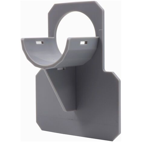2 supports de tuyau de piscine Gris - Soutien des tuyaux de 30 à 37 mm (1/5)