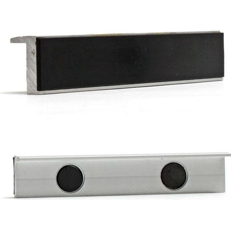 Alu Schutzbacken Prismenbacken Schonbacken 125 mm magnetisch für Schraubstock