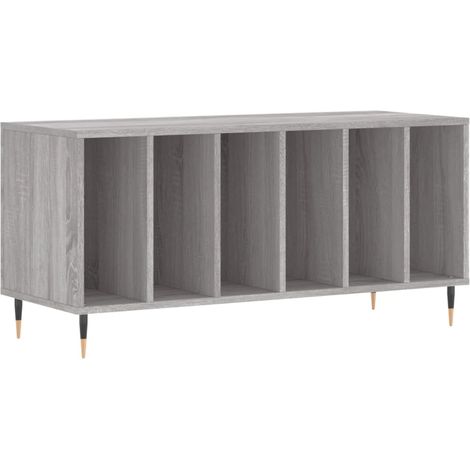 Maison Exclusive - Mobile Porta DiscGrigio Sonoma 100x38x48cm Legno Multistrato