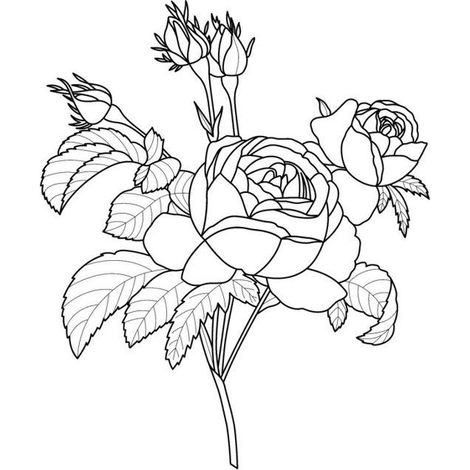 TAMPON ROSES - 50X60 MM - BOIS