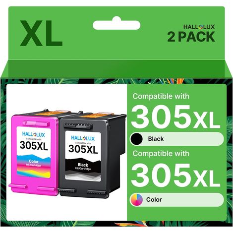 305 XL Remanufacturées pour HP 305XL pour HP 2700 2720E 2820E (1/5)