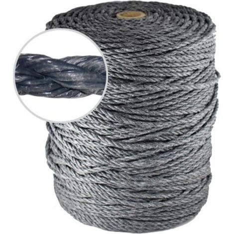 Spago di plastica nero - 5 mm - 5 m