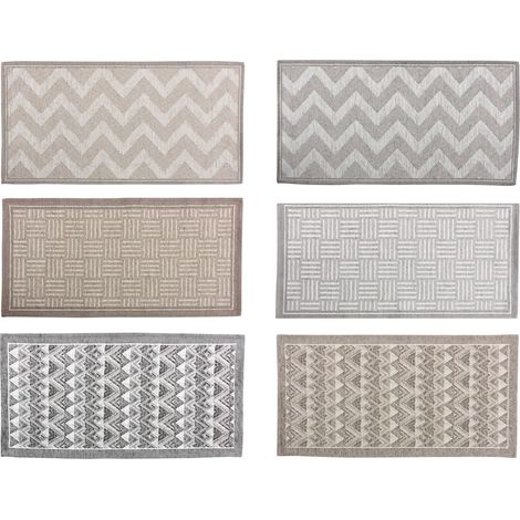 Tappeto Passatoia Cucina Corsia Retro Antiscivolo Disegni New Varie Fantasie By Suardi, misura55x280coloreNordic Beige (1/4)