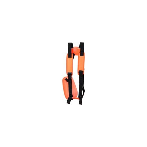 Découvrez Notre Taille-Haies Électrique avec Sangle de Transport Double Épaule Confortable en Orange - Idéal pour le Jardinage Facile et Efficace- (1/3)