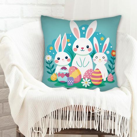 Housse de coussin pour décoration intérieure élégant pour Noël, anniversaire, la Fête des Pères, la Fête des Mères (1/5)