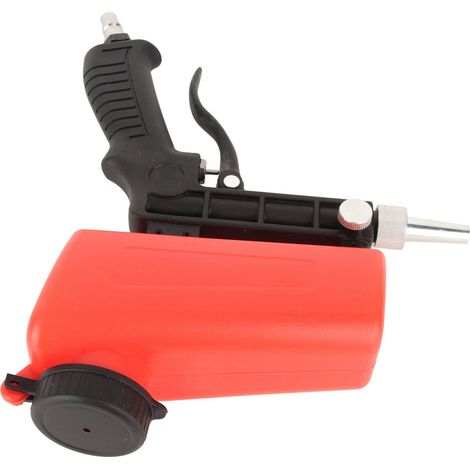 Outil de sablage mini, portatif, pneumatique, en aluminium, léger et pratique (1/5)