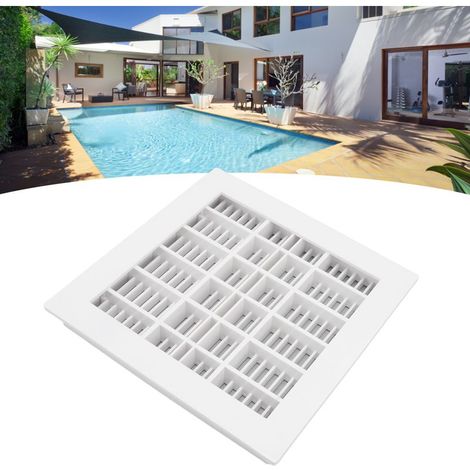 Accessoires de Piscine Élément Principal de Drainage Carré Grille de Drainage Siphon de Débordement Vidange de Fond Résistant à la Corrosion- (1/5)