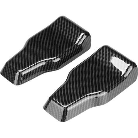 Revêtement de charnière de fenêtre arrière style fibre de carbone pour Jeep Wrangler JL 2018+ garniture de porte (1/5)