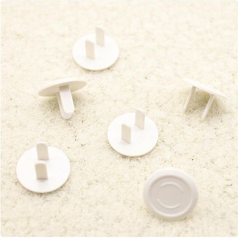 62-Piece Childproof Outlet Cover Plug Protector - Babyproof Electrical Safety Plugs (1/5)