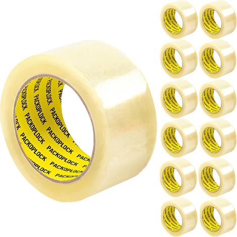 Ruban adhésif d'emballage haute adhérence pour cartons et emballages 50 mm x 66 m (1/2)
