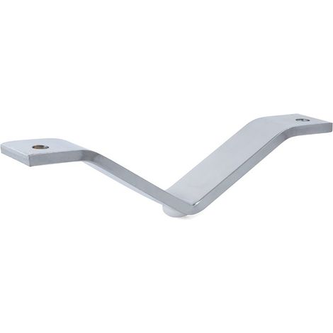 Q&ampQ pata metal v master h40 cromo , La pata metálica V Master es ideal para sofás y muebles, fabricada en metal duradero, con un acabado en cromo y una altur (1/3)
