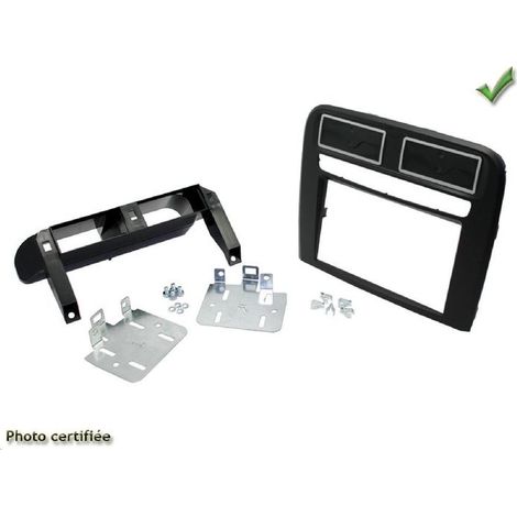 Kit 2 Din compatible avec FIAT GRANDE PUNTO 05-09 Noir