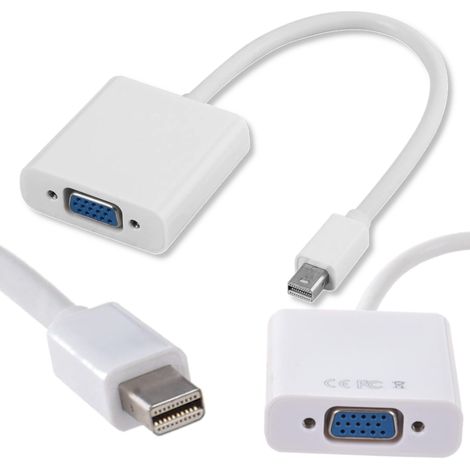 Adattatore convertitore da Mini DP DisplayPort a VGA per MacBook/iMac (1/5)
