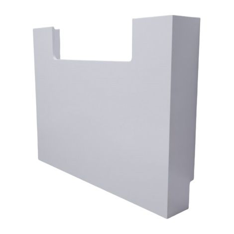 Cuisibane – Cache-tuyaux mural 90 cm en MDF laqué blanc – Dimensions L 90 x H 70 x l 11,6 cm – Compatible avec vasque suspendue LEA (1/3)