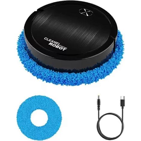 Intelligent floor mopping robots wet et dry mopping machine portable rechargeable nettoyage machine noir (1/5)