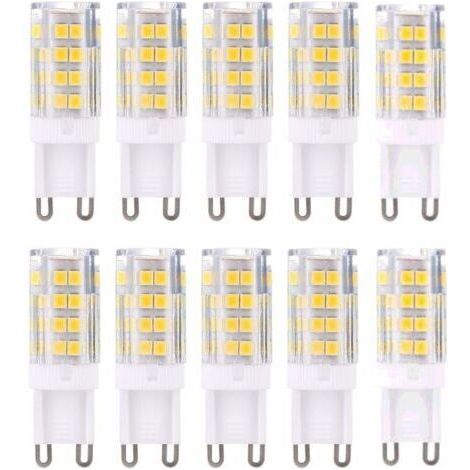 Lampadine LED LaBlanc G9, luce bianca calda 3000K, 5W, equivalenti a lampadine alogene da 40W, 420 lumen, non dimmerabili, confezione da 10 [Classe energetica A+] (1/5)