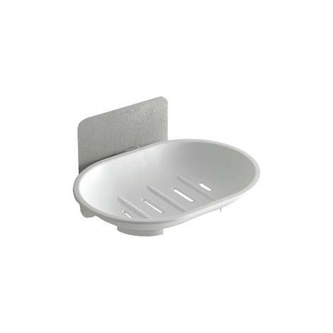 PORTASAPONE BAGNO IN ABS- - mm.130x97x75 - colore bianco - 6 pezzi AGLAIA