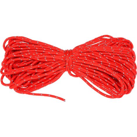 Irovami Corde en paracorde réfléchissante de 20 m, 1 brin intérieur, idéale pour le camping et les auvents. (1/5)