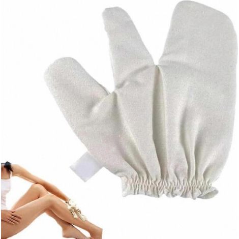 Gants de massage ayurvédiques en soie pour les rituels de Garshana (1/5)