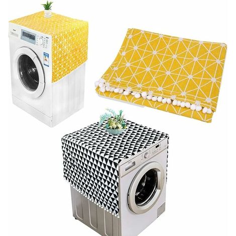 Housse anti-poussière pour réfrigérateur, machine à laver, housse de réfrigérateur, housse de machine à laver, pour machine à laver - Get Rich-AquaForge (1/5)