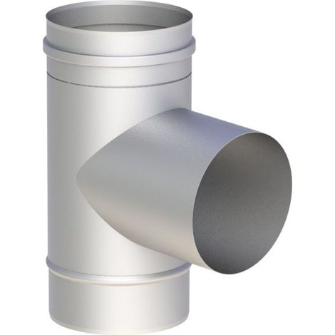 Raccord T 87° Ø 150 mm avec larmier