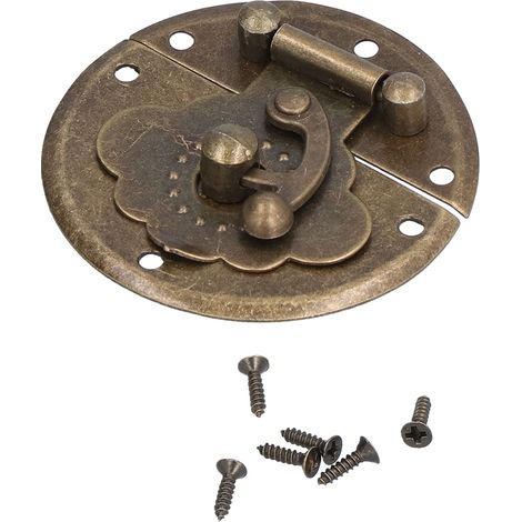 Coffret à bijoux 10 pièces avec fermoir vintage, alliant charme ancien et style moderne, durable et résistant à l'usure, polyvalent, fermeture antique. (1/5)