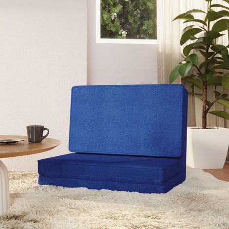 Teenpull – Bodenstuhl Faltbar Blau Stoff (1/5)