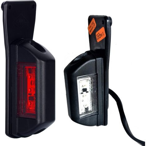 LED-Positionsleuchte, weiß und rot, rechts, hängend, hinten, 12 V 24 V - LD 731/P (1/5)