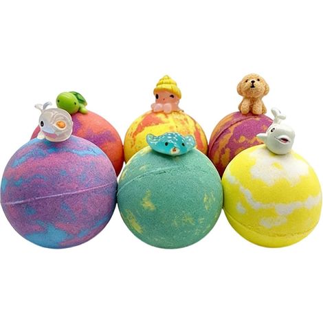 Bain Moussant Ensemble de 6 Gadgets Rafraîchissants Sous-Marins Billes de Bain avec Surprise Pour Garçons Jeunes Piscine Plage Maison Salle de Bain Parc Aquatique (1/5)