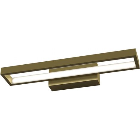 Applique Moderna Four Squares Alluminio Oro Brunito Led 20W (1/5)