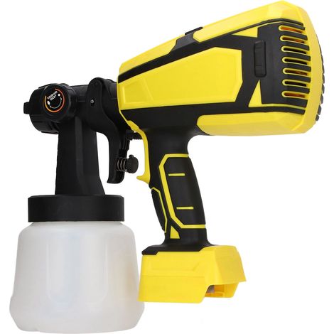 Kabellose elektrische Farbspritzpistole, leistungsstarke Farbspritzpistole mit bürstenlosem Motor und 1000-ml-Tank (1/5)