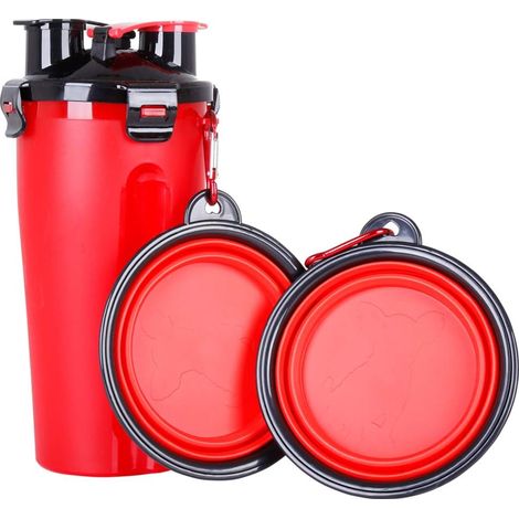 Conteneur extérieur pour aliments pour animaux (rouge)