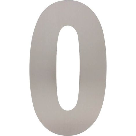 Maison numéro 0 XXL Numbra 50cm en acier inoxydable - 0035.402120 (1/2)