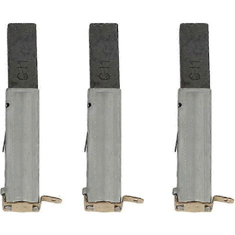 Lot de 3 balais de charbon universels pour moteur d'aspirateur Baiyun, compatibles avec les aspirateurs industriels Walkbee AB. (1/5)