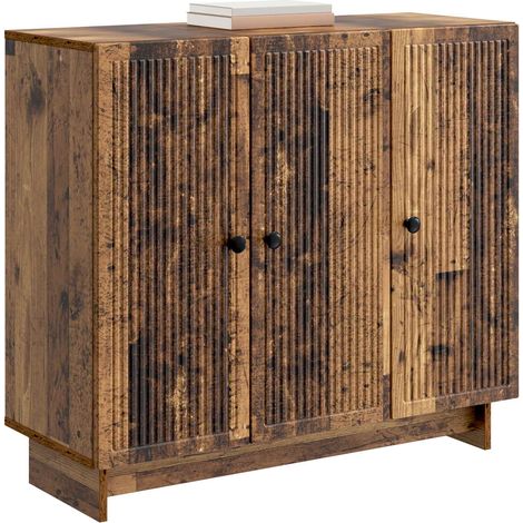 Maison La Vie - Buffet Salon Moderne - Meuble de rangement - Bois ancien 89 x 34,5 x 80 cm Bois d'ingénierie bu3111 (1/5)