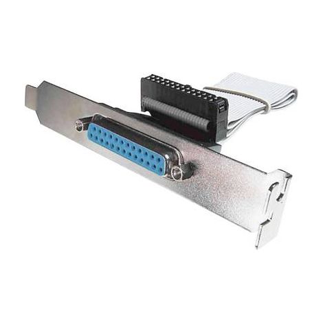 Digitus parallèle Câble de raccordement [1x SUB-D femelle 25 pôles - 1x barrette femelle 26 pôles] 25.00 cm beige (1/2)