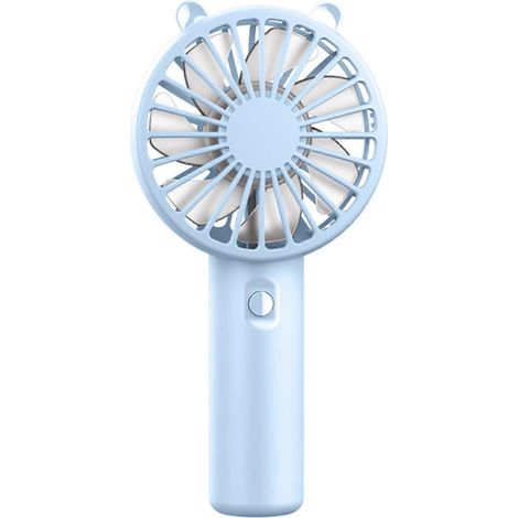 Petit ventilateur portable à 3 vitesses, flux d'air puissant et silencieux, fonctionne sur batterie rechargeable USB. (1/5)