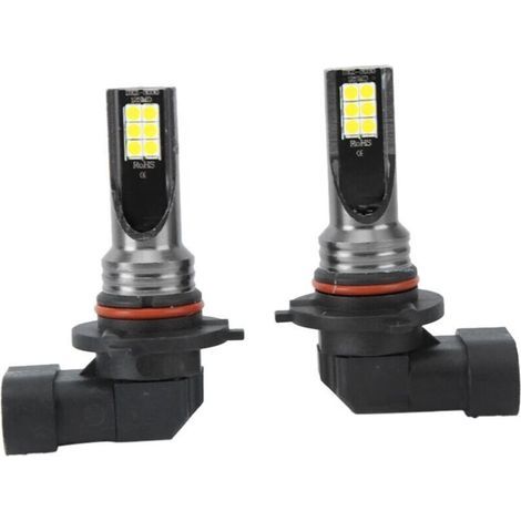 JINFGERNE 3030-12 LED-Autoscheinwerfer, 9006 – Weißes Nebelscheinwerferlicht 3000K, 12W, Einfache Installation, Hohe Helligkeit und Energieeffizienz (1/5)