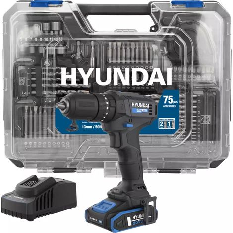 Hyundai 25873 Trapano a percussione Brushless Power Tools 50 Nm a batteria (1/6)
