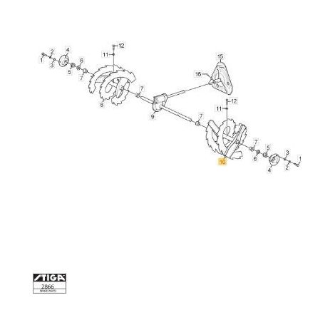 ORIGINAL STIGA AUGER-SX – 1811-2759-01