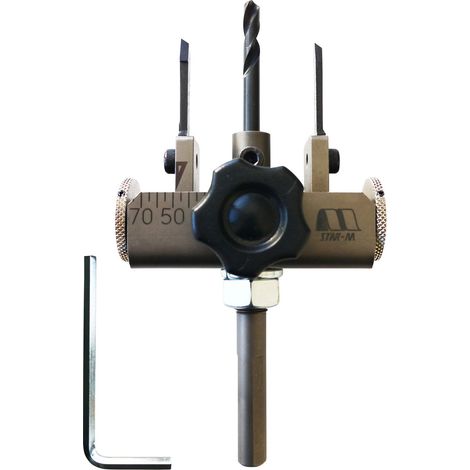 Star-M No.5010A Kit de coupe-cercle réglable 75 mm