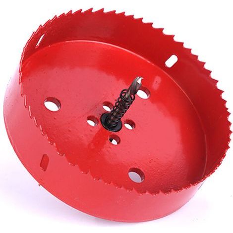 Bimetall-Lochsäge Ø 150 mm, HSS-Schnellstahl M42, mit Sechskantschaft und Bohrer für Aluminium, Eisen und Holz (1/5)
