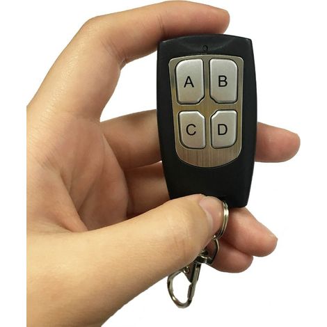 Récepteur radio 433MHz avec télécommande pour porte de garage, portail automatique, DC 12V, pompe moteur, appareils électroménagers, relais sans fil (1/4)