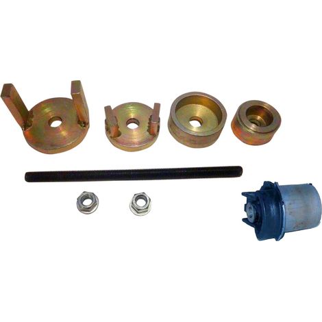 Extractor para el montaje y desmontaje de los bujes del brazo de suspensión trasero del Toyota Yaris Echo Platz (1/3)