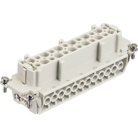 HARTING 09340102701 Inserto femmina Han® Hv E 10 + 2 + PE A vite 1 pz. (1/2)