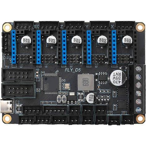 Klipper/Marlin Firmware DIY Placa FLY D5 de 5 ejes UART Controlador de motor TMC2209 Piezas para impresora 3D Ender 3/5 Voron0.1/0.2 (1/5)