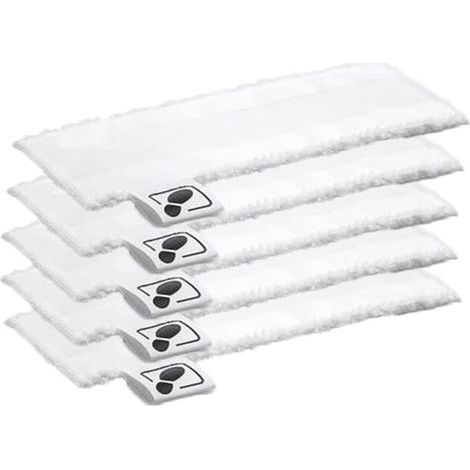 Lot de 5 Tampons en Tissu Microfibre pour Nettoyeur Vapeur EasyFix SC2 SC3 SC4 SC5 (1/5)