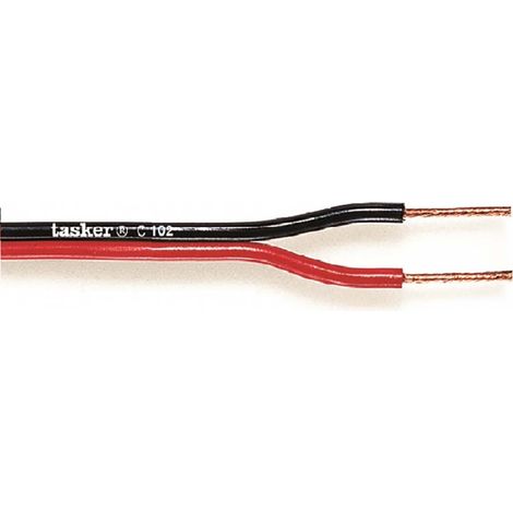 Lautsprecherkabel auf rolle 2x 250 mm 100 m schwarzrot