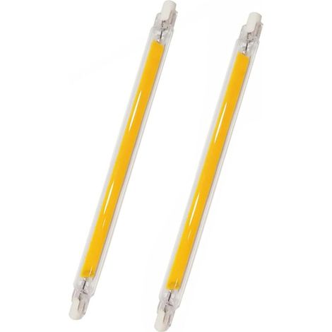 2er-Pack R7S LED Leuchtmittel 189mm,1200LM,R7S 20W COB LED Entspricht Halogen R7S J118 100W 120W, 360 Grad, Nicht dimmbar, LED R7S 189mm Slim für Deckenleuchte/Stehlampe, Warmweiß 3000K (1/5)