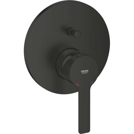 Grohe Lineare New - Unterputzarmatur, für 2 Verbraucher, schwarz matt 240642431 (1/4)